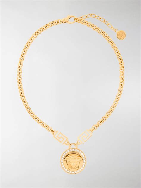 Versace Collana Medusa Con Cristalli 